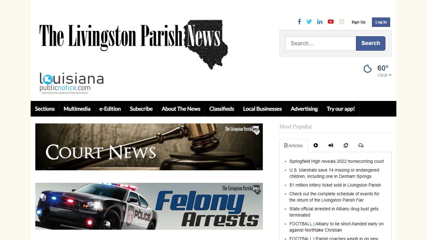 Court News and Felony Arrests | livingstonparishnews.com